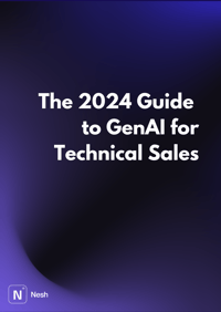 The 2024 Guide to GenAI for Technical Sales eBook_Cover